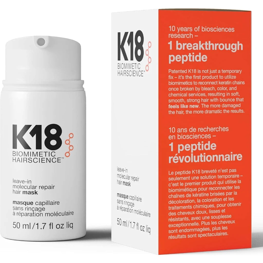 K18 Leave-In Molecular Repair Hair Mask 50ml – Damaged Hair Repair