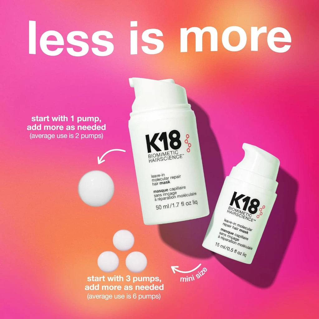 K18 Leave-In Molecular Repair Hair Mask 50ml – Damaged Hair Repair