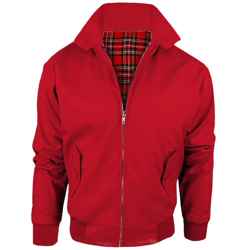 MENS HARRINGTON JACKET CLASSIC RETRO SCOOTER 1970'S