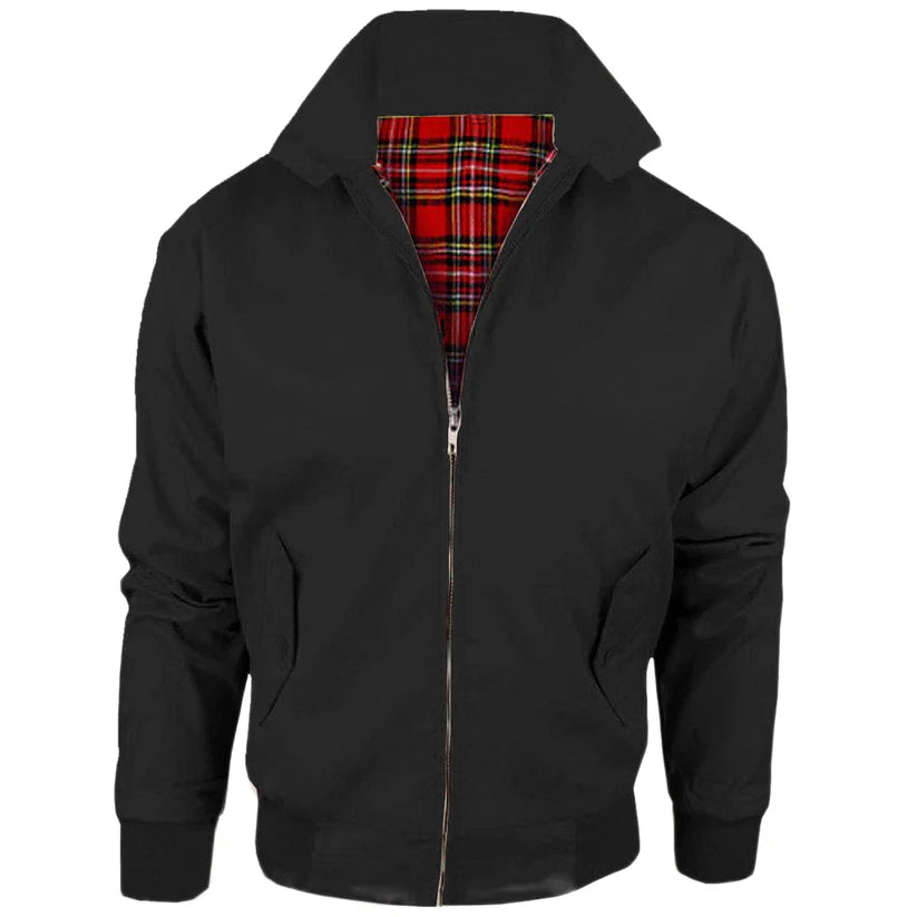 MENS HARRINGTON JACKET CLASSIC RETRO SCOOTER 1970'S