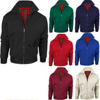 MENS HARRINGTON JACKET CLASSIC RETRO SCOOTER 1970'S