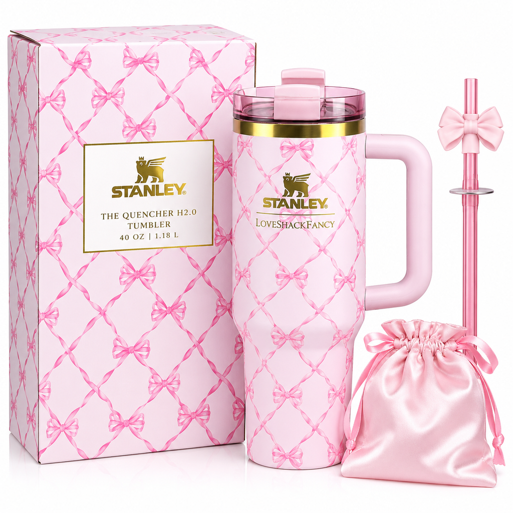 Stanley x LoveShackFancy Quencher 40oz Tumbler with Bow