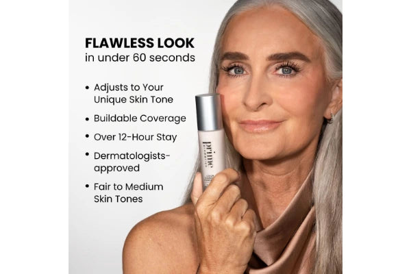 Prime Prometics Colour Changing Foundation – Fair to Medium Skin | Natural Finish