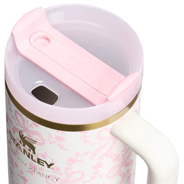 Stanley x LoveShackFancy Quencher H2.0 FlowState 40oz Tumbler with Bow Straw Topper