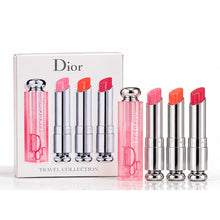 Load image into Gallery viewer, DIOR Addict Lip Glow Trio Pink 001 Coral 004 Rosewood 012 Travel Collection New