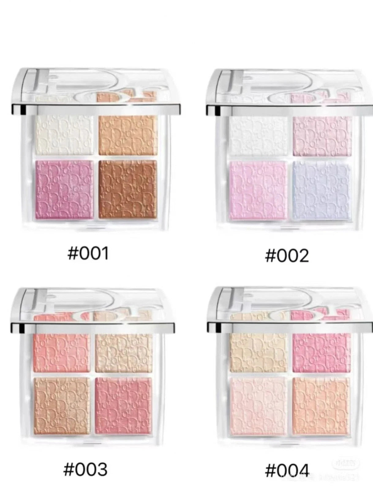 Dior Backstage Glow Face Highlighter Palette 001#-004# Universal