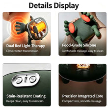 Load image into Gallery viewer, Electric neck massager with adjustable heat and intensity controls