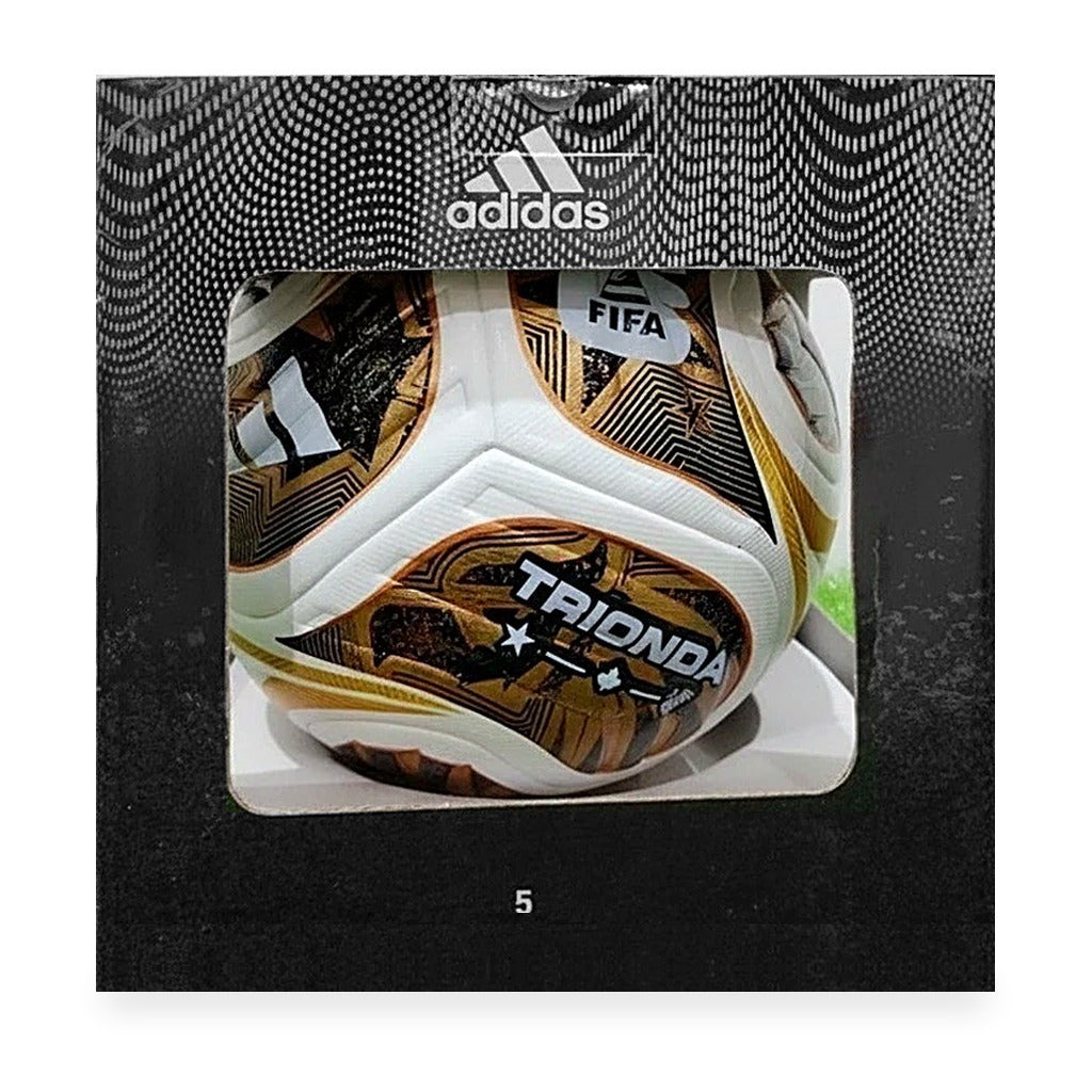 Adidas Trionda Final Pro Football Size 5 – World Cup 2026 Gold Ball With Box For Christmas Gift
