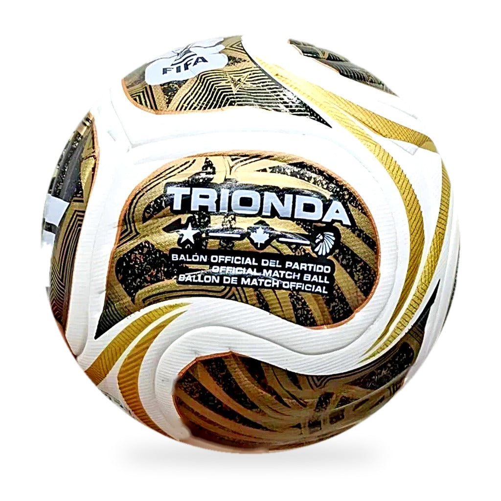 Adidas Trionda Final Pro Football Size 5 – World Cup 2026 Gold Ball With Box For Christmas Gift